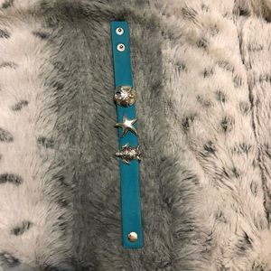 Nautical leather bracelet